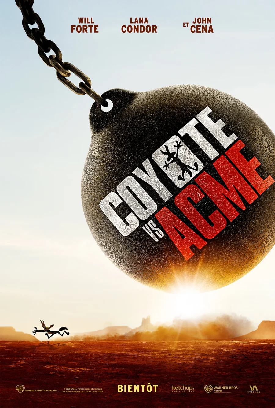 Coyote vs. Acme campaign poster